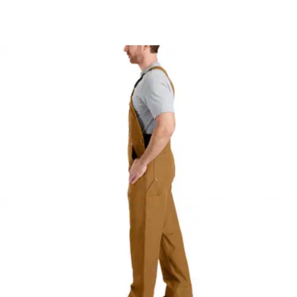 CARHARTT MEN'S BIB OVERALL - RELAXED FIT - DUCK 30x32 Black like new!! - Picture 3 of 5